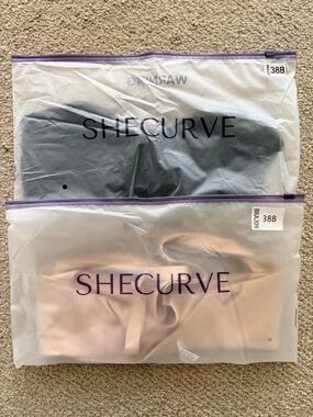 NWT SHECURVE Underwire Support Seamless Unlined Balconette X2